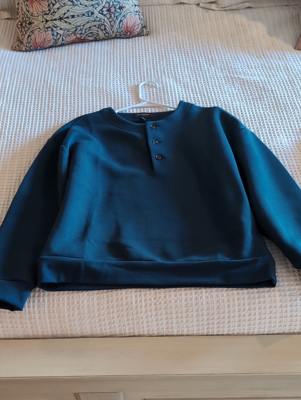 Banana Republic Factory Henley Sweatshirt-- women's